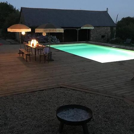 La Lande Du Rest - Le Quillio Magnifique Ancienne Ferme De Notables Avec Piscine Chauffee Villa Exterior photo